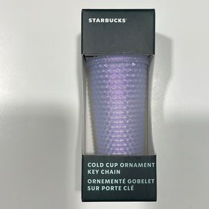 Starbucks cold cup ornament keychain